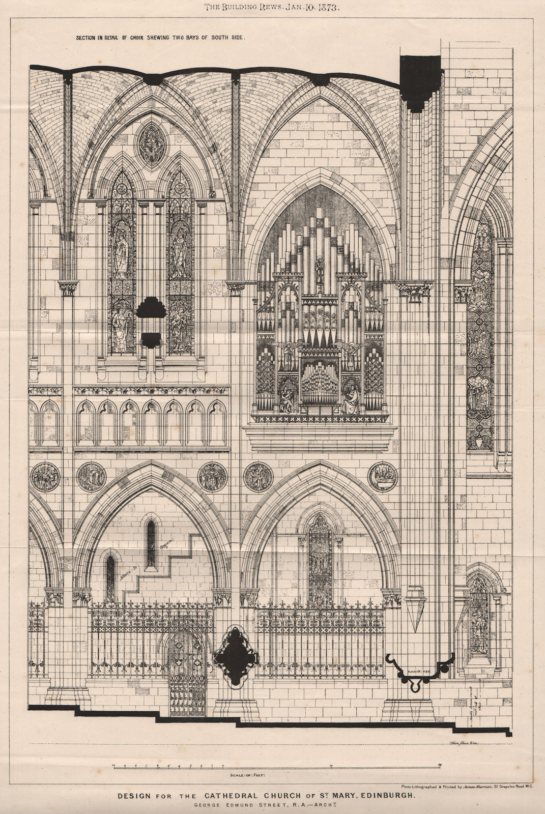 Cathedral Church of St. Mary, Edinburgh, Geroge Edmund Street, Architect 1873